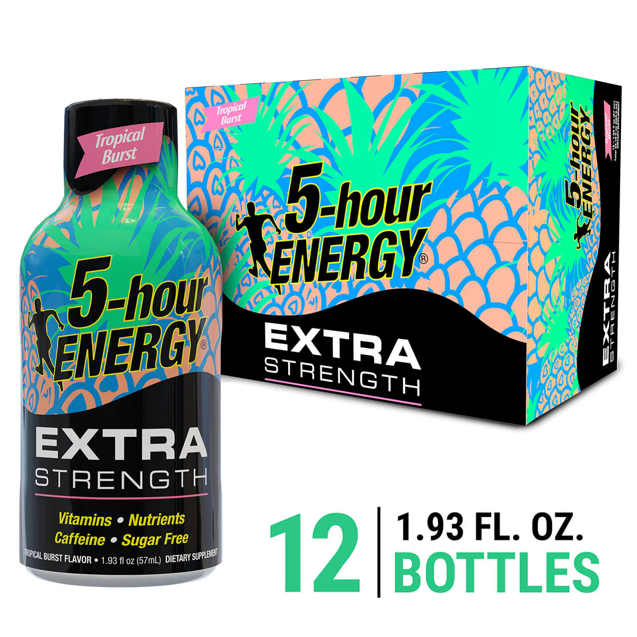 5-Hour Energy Extra Strength Tropical Burst 12pk